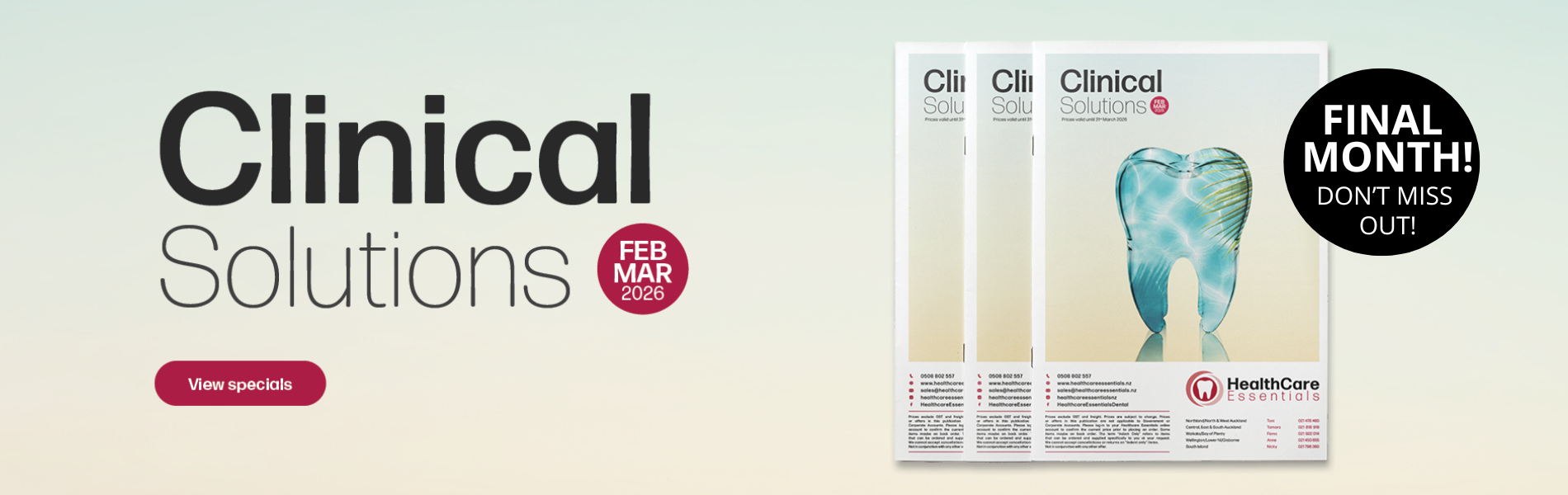 Clinical Solutions Last Month Chance Feb/Mar